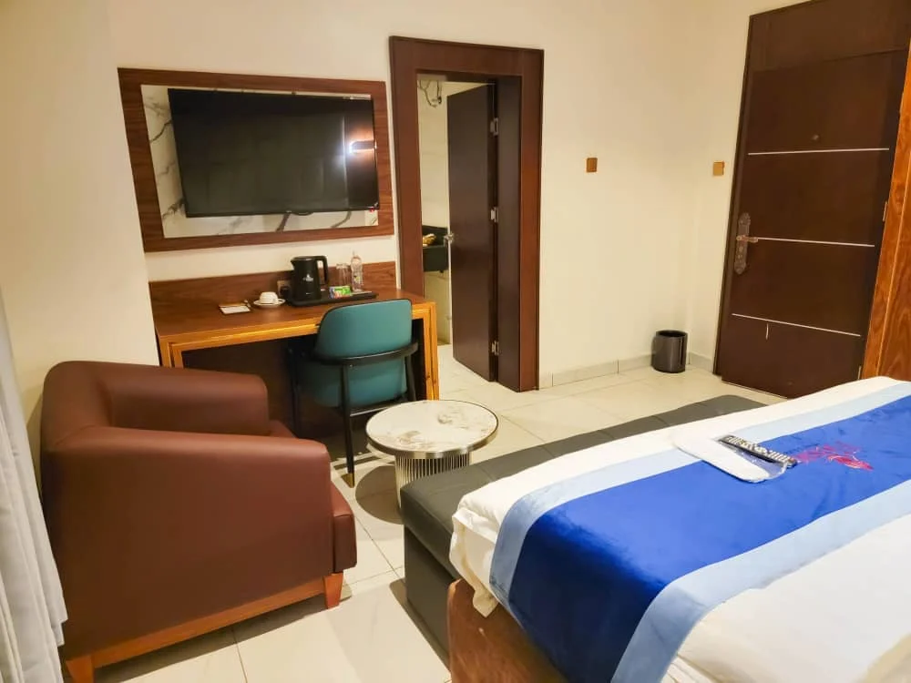 Fiesto Deluxe Room with Smart TV and modern interior